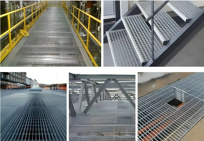Hot Dipped Galvanized Steel Grating Walkway Hot Dipped Galvanized Steel Grating Walkway